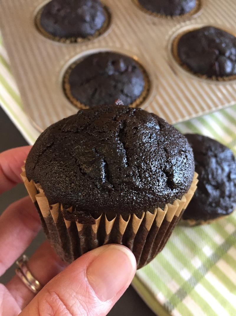 Gluten Free Chocolate Zucchini Muffins