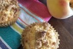 Gluten Free Peach Muffins