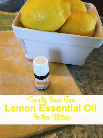Uses for lemon essential oil in the kitchen