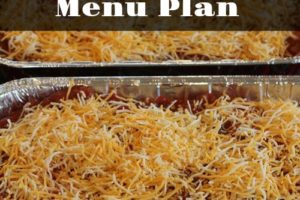 Make One Freeze One Menu Plan