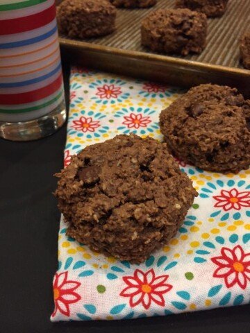 Peanut Butter Chocolate Breakfast Cookies