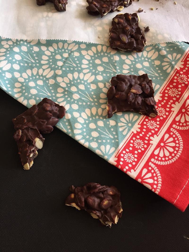 Chocolate Pumpkin Seed Bark