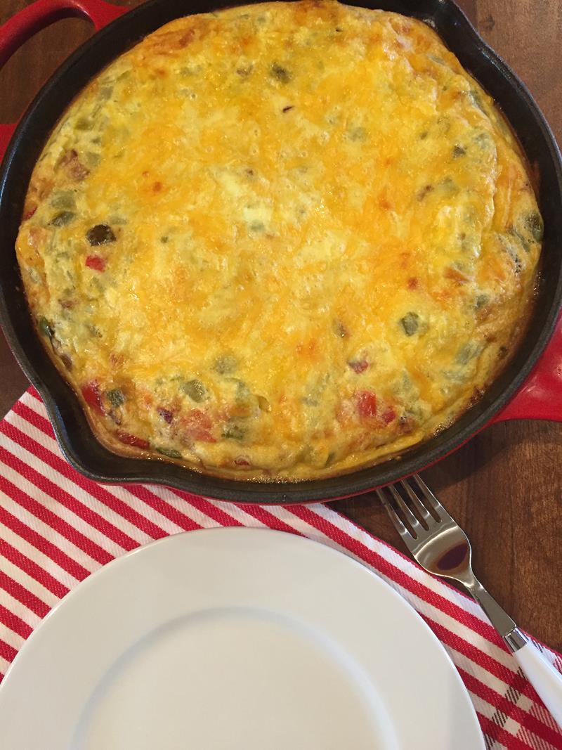 Crustless Fajita Quiche