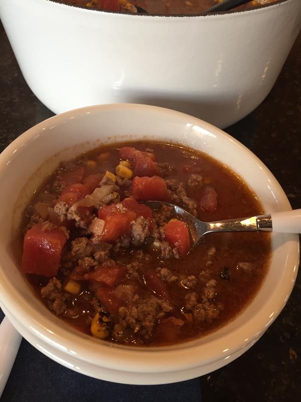 Taco Soup without Beans