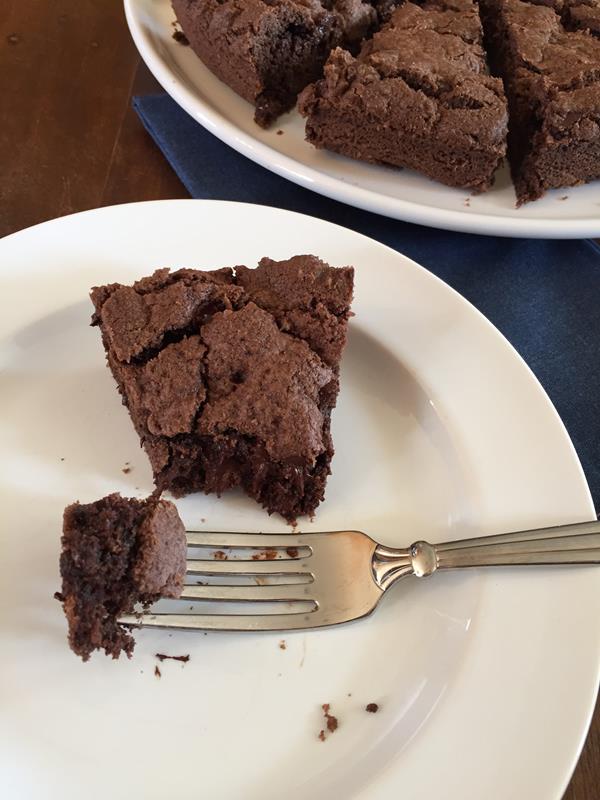 Chocolate Cookie Cake on Plate