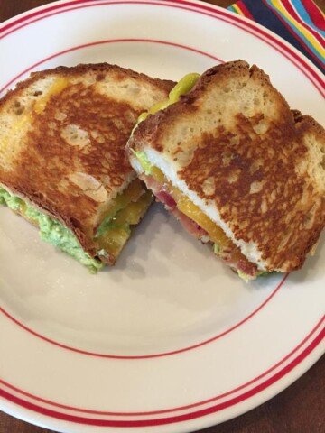 Bacon Avocado Grilled Cheese Sandwich