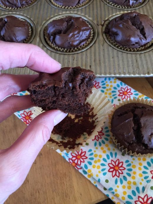 Flourless Chocolate Muffins