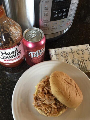 Instant Pot Dr. Pepper BBQ Chicken