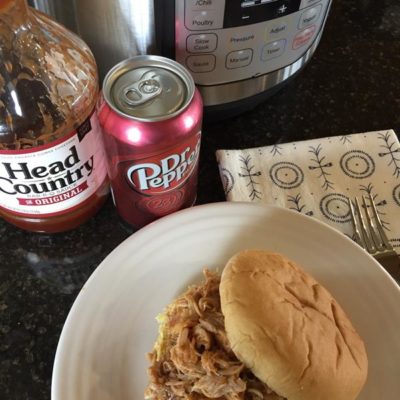 Instant Pot Dr. Pepper BBQ Chicken