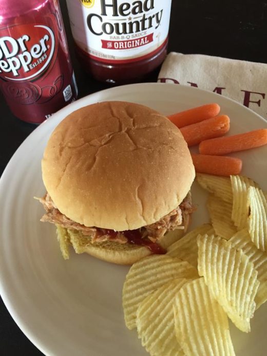 Slow Cooked Dr Pepper BBQ Chicken