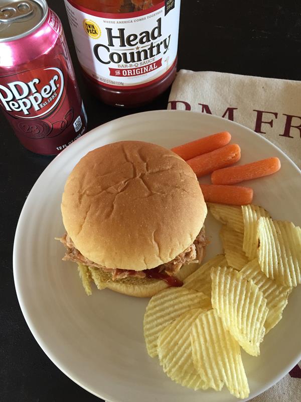 Slow Cooked Dr Pepper BBQ Pork Chicken