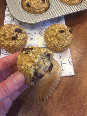 Banana Oatmeal Breakfast Muffins