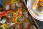 Sausage and Peppers Sheet Pan Sandwiches