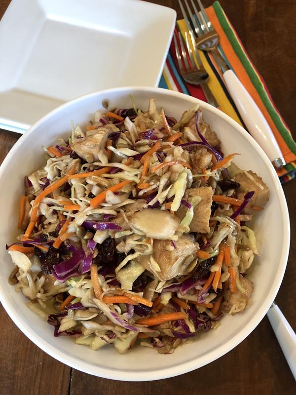 Asian Chicken Cabbage Salad 