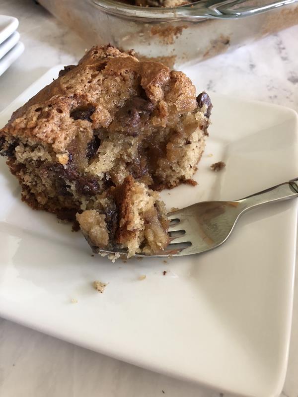 Banana Chocolate Chip Coffee Cake