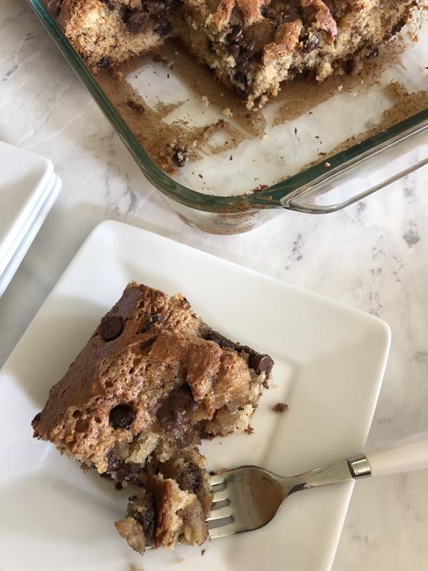 Banana Chocolate Chip Coffee Cake