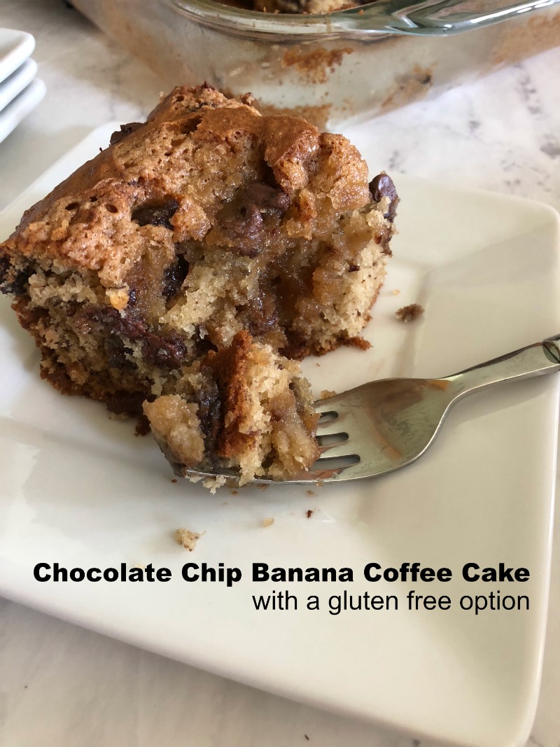 Banana Chocolate Chip Coffee Cake