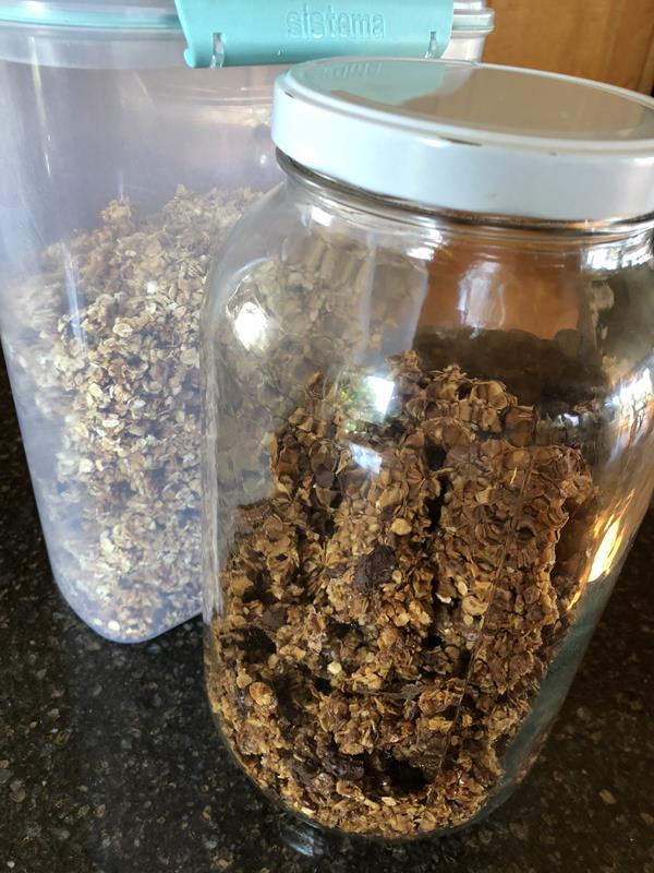 Jar of Homemade Granola