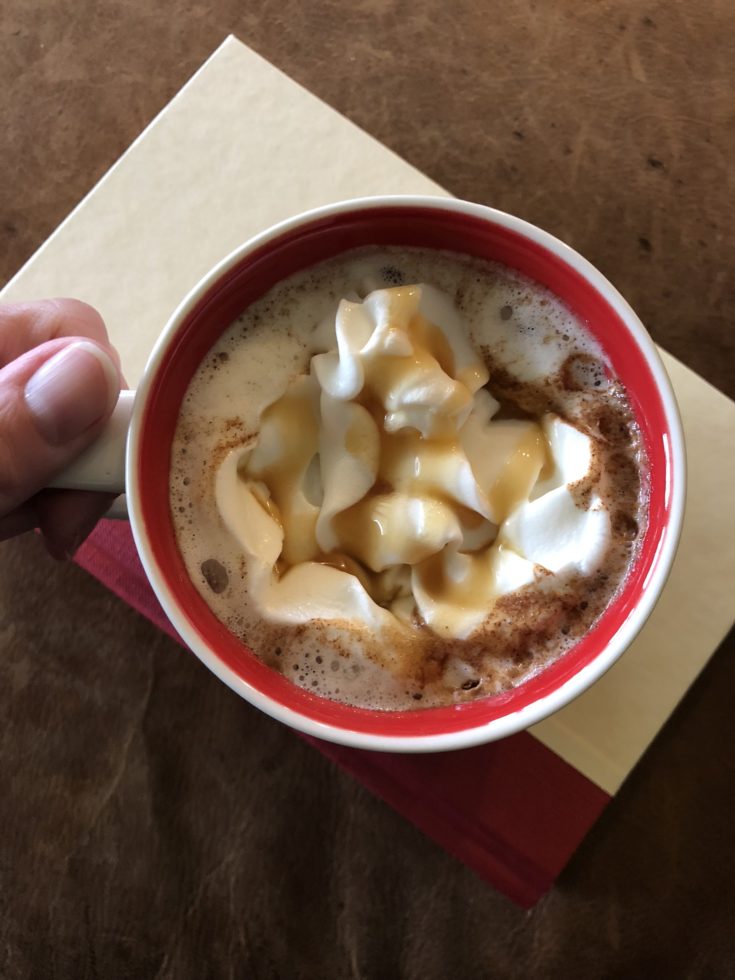 Caramel Apple Cider and a Book