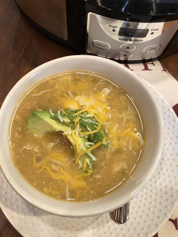 Creamy Crock Pot Chicken Chili - Lynn's Kitchen Adventures