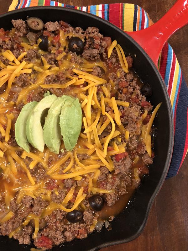 Beef Taco Skillet