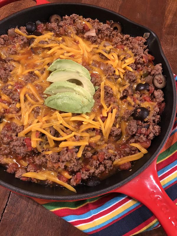 Beef Taco Skillet