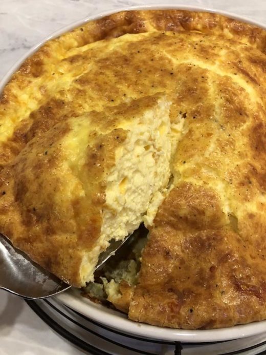 Crustless Cheese Quiche