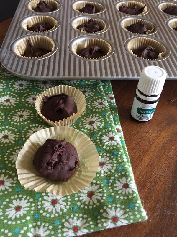 Three Ingredient Chocolate Peppermint Cups