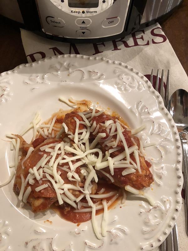 Crock Pot Pizza Chicken 