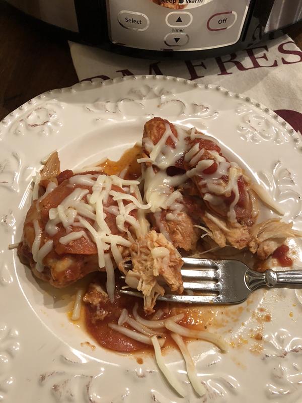 Crock Pot Pizza Chicken