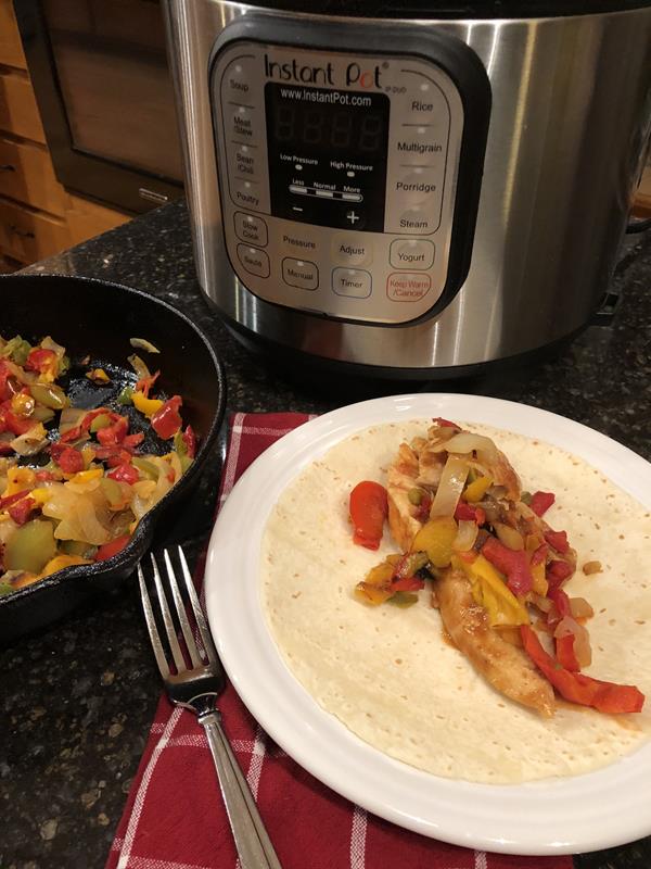 Instant Pot Chicken Fajitas