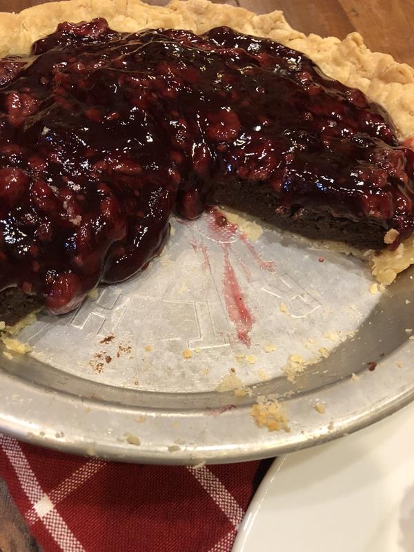 Chocolate Raspberry Pie 