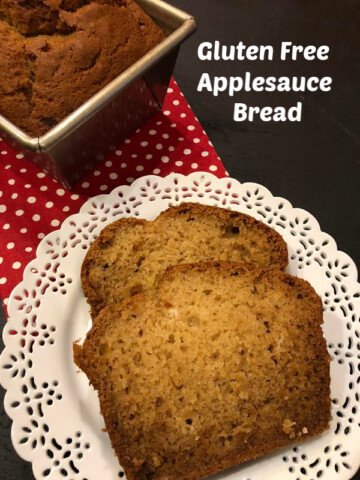 Gluten Free Applesauce Bread