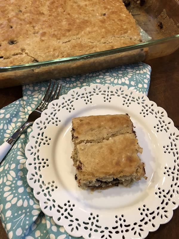 Overnight Oatmeal Breakfast Cake