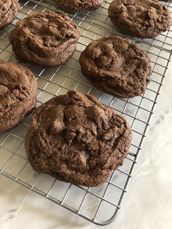 Gluten Free Double Chocolate Chip Cookies