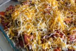 Layered Taco Salad with Ground Beef