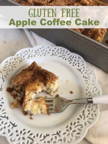 Gluten Free Apple Coffee Cake