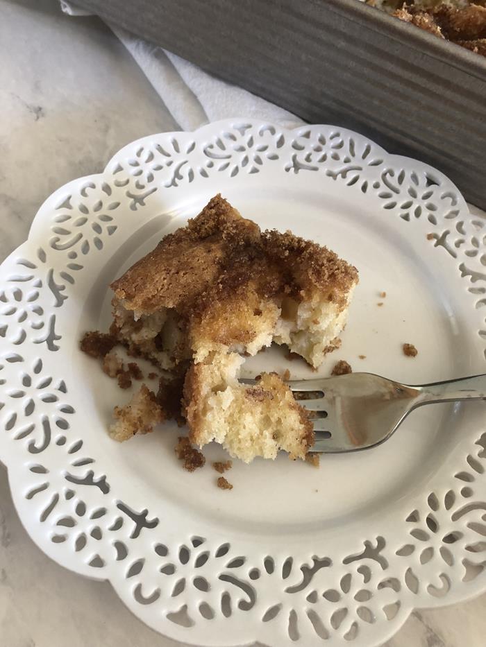 Gluten Free Apple Coffee Cake