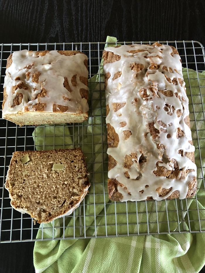 Gluten Free Dairy Free Apple Bread