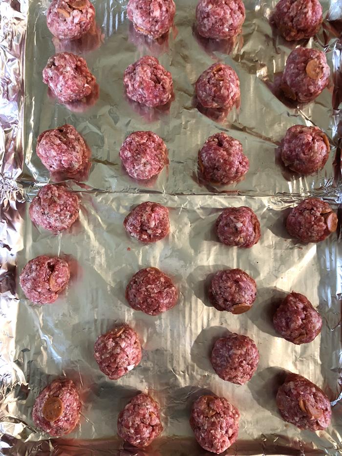 Pizza Meatballs