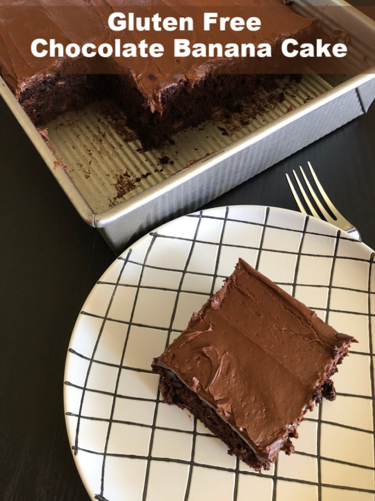 Gluten Free Chocolate Banana Cake