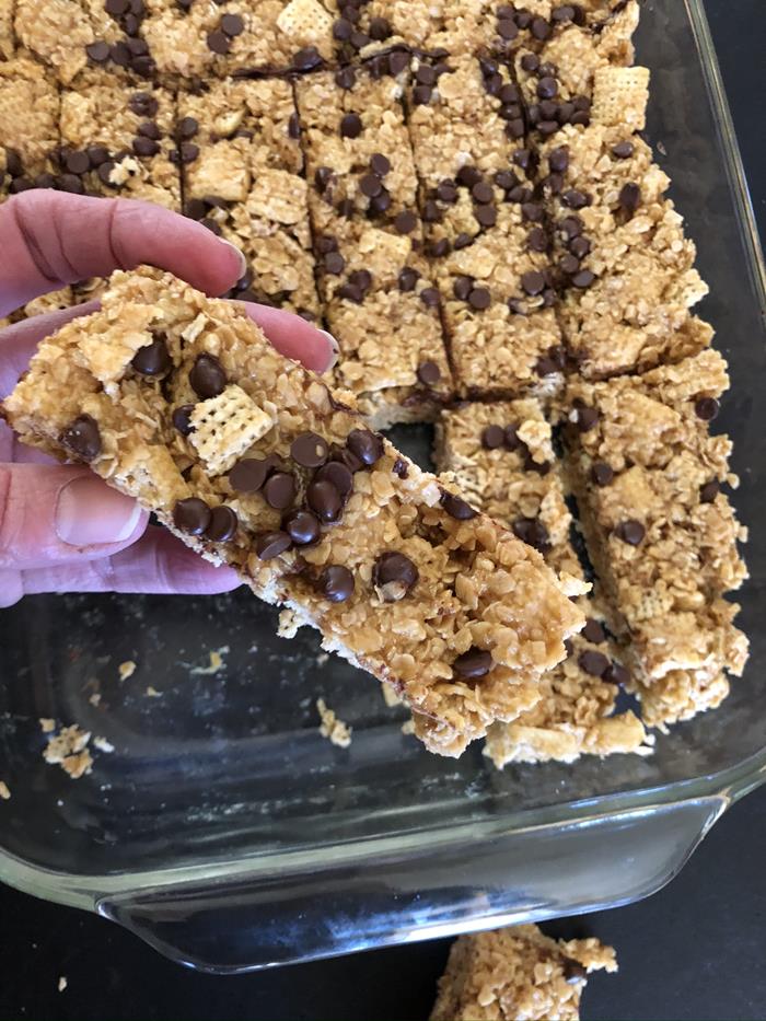 Peanut Butter Chex Granola Bar Recipe