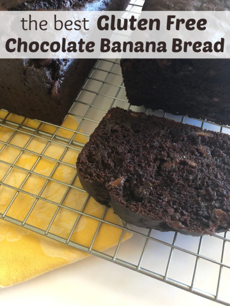 Gluten Free Chocolate Banana Bread