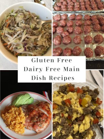 List of Gluten Free Dairy Free Main Dish Recipes
