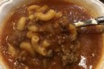 Ground Beef Tomato Macaroni Soup Recipe