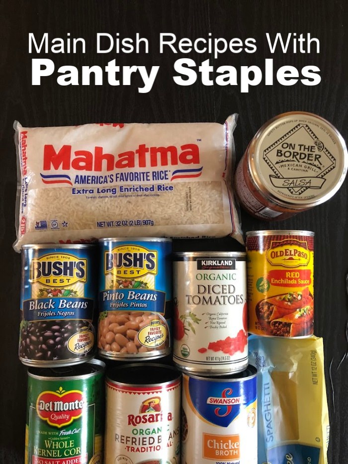 List of Dinners Using Pantry Staples