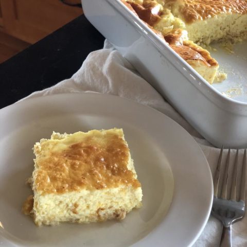 Crustless Salmon Quiche