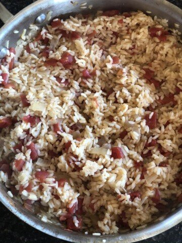 Mexican Rice with Tomatoes and Green Chiles