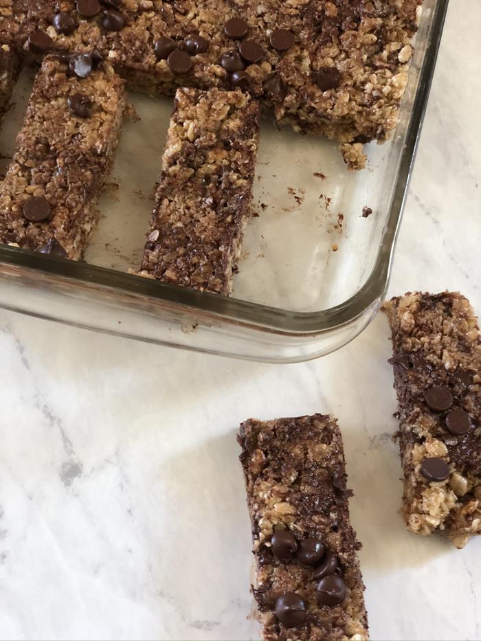 Chocolate Chip Granola Bars