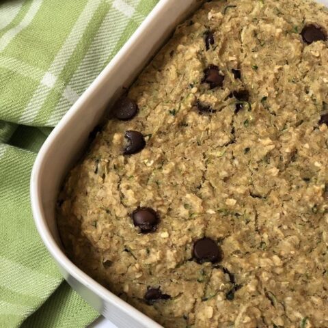 Zucchini Baked Oatmeal